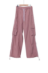 パイピングナイロンカーゴパンツ / Piping nylon cargo pants