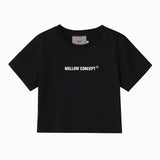 MCT W02 Black concept Crop T-shirts