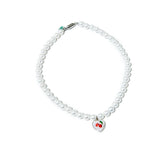 [NIROSERENDIPITY] CHERRY HEART PEARL NECKLACE (6658084864118)