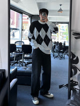 Never roil Overfit Argyle Knit