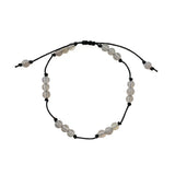 グレージェムストーンブレスレット/Gray gemstone bracelet