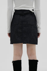 No.372 ノンスパンデニムスカート/No.372 Nonspan denim skirt (2color)