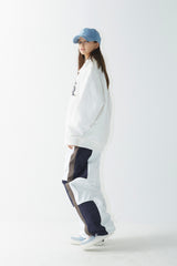 ビッグロゴカラーバーシティジャケット/BSR2223FWJK025 BIG LOGO COLLAR VARSITY JACKET CREAM