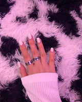Bold Butterfly ring (2type) (6672849600630)