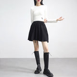 [NONCODE] New Dell Embroidery Crop T-shirt