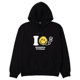 SDFUHD13-BLACK / I AM SMILING SMOKER HOODIE