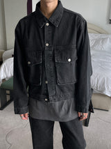 Dima Kanpan Denim Jacket (2color) (6594640773238)