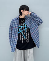 シルカチェッカーボードシャツ