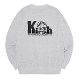 BACK POINT GRAPHIC SWEATSHIRT [MELANGE GRAY]