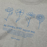 Flower Hand Graphic Sweatshirt [GREY] (6674519523446)