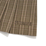 CHERRY PLEATS MINI SKIRT[CHECK]