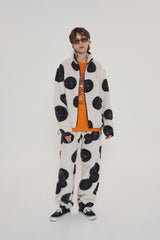 COIN FLEECE BANDING PANTS / IVORY (6600185610358)