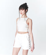 フックNアイタンクトップ/Hook N Eye Tank Top White