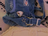Pierced big star keychain