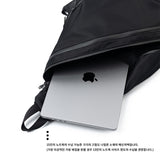 HYBRID MESSENGER BAG (SILVER)