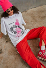 チューブキャットTシャツ/tube cat tee _ pink