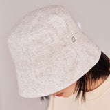 VA Square Drop Overfit Bucket Hat / Ivory