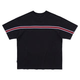 FLOWER FACE BACK LINE TEE_BLACK (6687843516534)