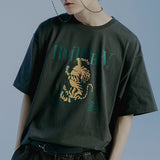 リールタイガーTシャツ/REEL TIGER TEE SHIRT_CHARCOAL