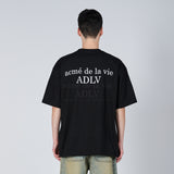 BABY FACE WAVE HAIR SHORT SLEEVE T-SHIRT BLACK 