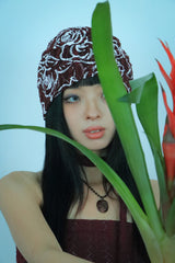 紅煙 Antique sunflower necklace