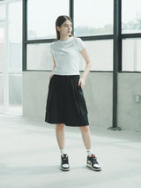 バミューダワイドカーゴパンツ / P1013 BERMUDA WIDE CARGO PANTS_BLACK