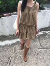 ヘミッシュスリーブレストトップ