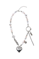 カーブハートネックレス / Carve heart necklace