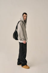 PINTUCK WIDE DENIM