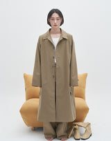 Loose Fit Single-Breasted Coat(3 color) (6596179427446)