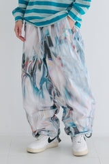 スーパーワイドサイバーウェーブ / BSR2223FWPT018 UNV SUPER WIDE PANTS CYBER WAVE