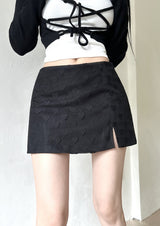 ハートロースリットミニスカート / 942. Heart low slit mini sk (2color)
