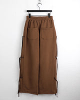 [Sheep fleece] Sento balloon side ribbon juli pants
