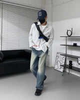 CR フェードストライプワークシャツ / CR Fade Stripe Work Shirt (2 colors)