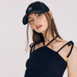 シグネチャーロゴスティッチボールキャップ / SIGNATURE LOGO STITCH BALL CAP (BLACK)