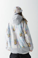 ロイヤルフリースフードジャケット / BSR2223FWJK104 ROYAL FLEECE HOODED JACKET BEAR RABBIT PASTEL CHECK