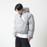 Wave anorak padding 4color