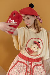 ハットオンキャットTシャツ