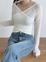 ボレロリバーシブルTシャツ/Bolero Reversible T-shirt (3color)