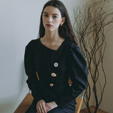 EMMA BUTTON POINT CHECK DRESS_BLACK (EEOO3OPR03W) (6622896980086)