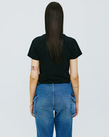 ディスイズマイぺットクロップTシャツ/THIS IS MY PET CROP TSHIRT-BLACK