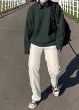 ホーリーセミパンツ/[BEST]HOLLY SEMI CREAM PANTS(ONE COLOR)