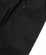 テーパードフィットワークパンツ / TAPERED FIT WORK PANTS - BLACK