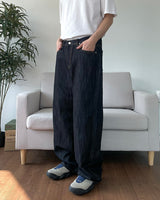 Non-fade Raw Denim Pants