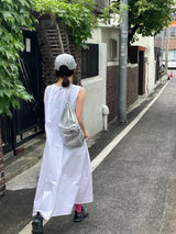 Future silver backpack
