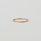 14K gold diagonal cutting ring (6680517771382)