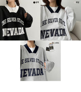 ネヴァカラーVロングスリーブTシャツ/Neva Colored V Long Sleeve Tee