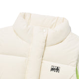 CHERRY CROP STRING DOWN VEST [IVORY]