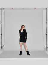 ベルベットシャーリングワンピース / VELVET SHIRRING ONE-PIECE