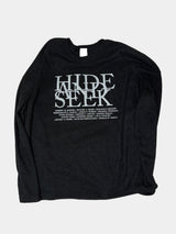 ハイドオーバーサイズフィットニットロングスリーブTシャツ